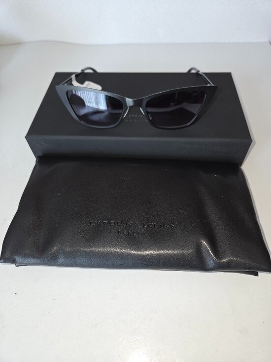 Carolina Lemke Berlin Womens Sunglasses CL3224-01 Cateye Retro 52-18-145 NEW NIB main image 6